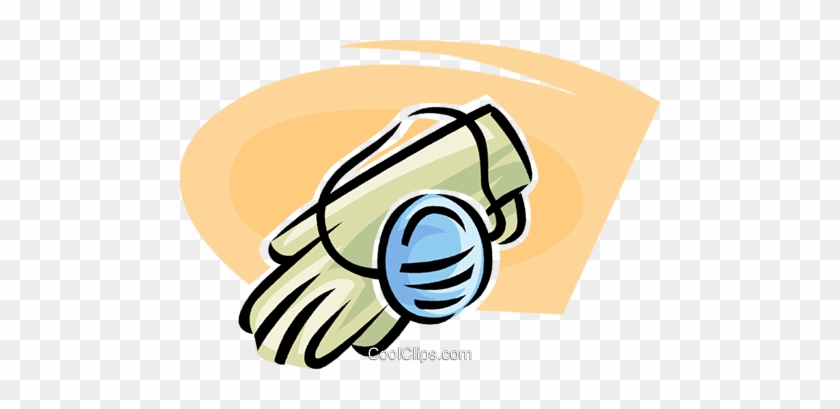 Rubber Gloves And A Surgical Mask Royalty Free Vector - Gloves And Masks Clipart #867763