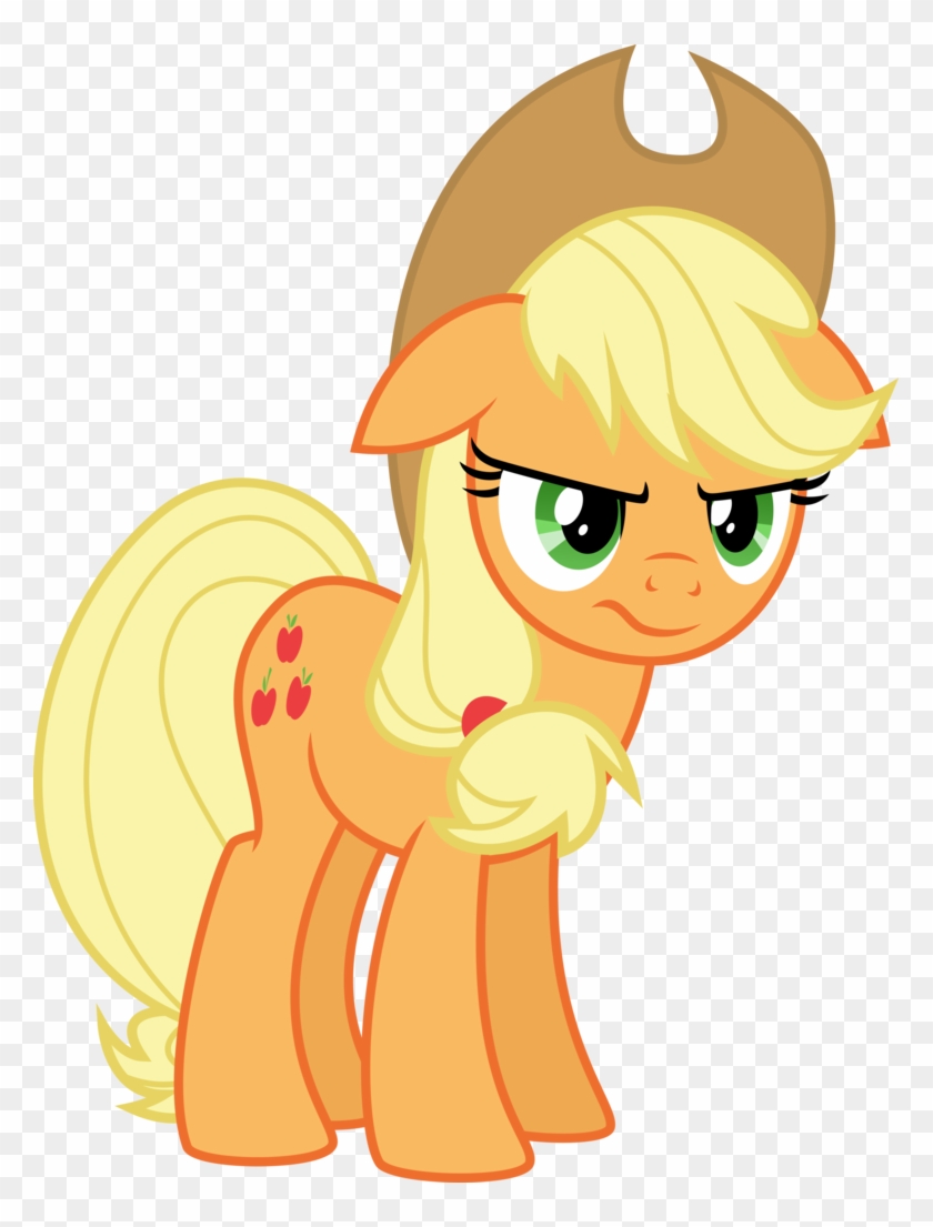 Applejack Is Not Amused By Osipush - My Little Pony Filly Applejack #867777