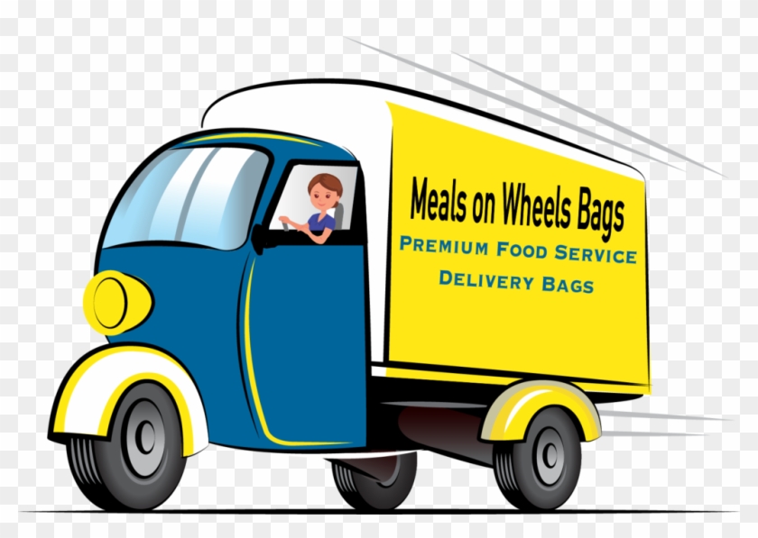 Custom Bags For Meals On Wheels Food Delivery Service - Vector Graphics #867797