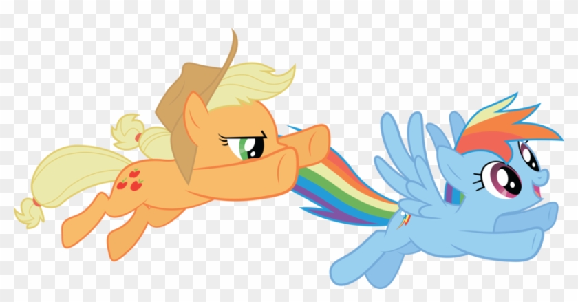 So In My Opinion, You Shouldn't Be Pinning This On - Applejack And Rainbow Dash Vector #867890