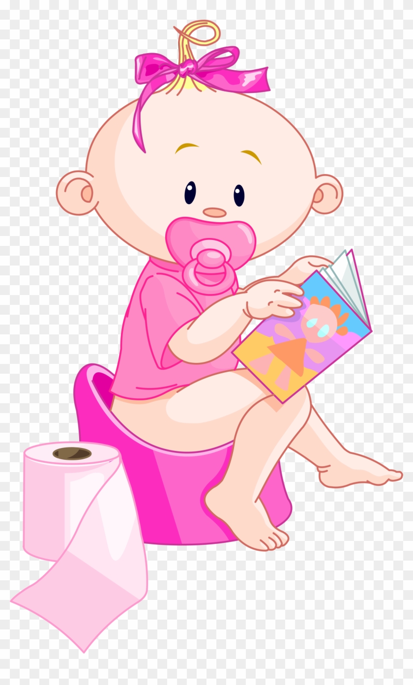 Toilet Training Royalty-free Clip Art - Boy And Girl Twins Cartoon #867935