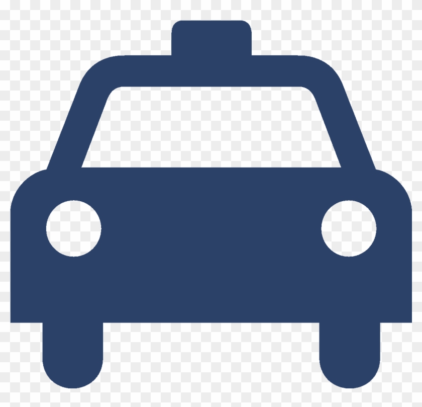Roaming Around Rome Taxi - Taxi Icon Png Blue #867930