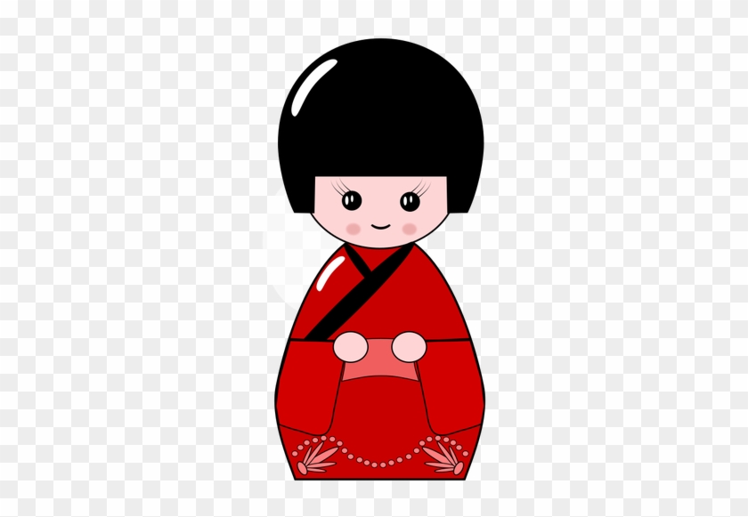 Japanese Kokeshi Doll - Japanese Clipart #867951
