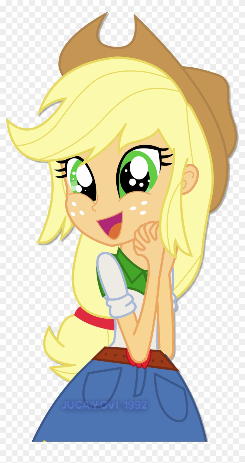 Applejack Do You Like Apples By Jucamovi1992 - Mlp Eqg Applejack #867976