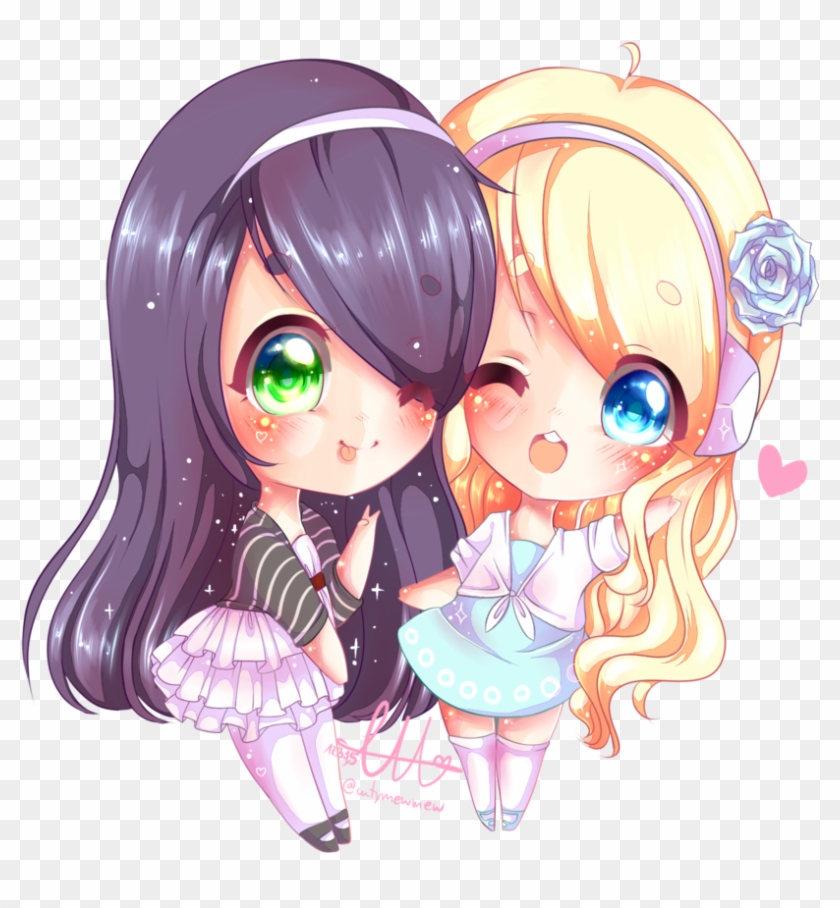 Anime Chibi Best Friends Forever Download Deviantart Best Friends Free Transparent Png Clipart Images Download