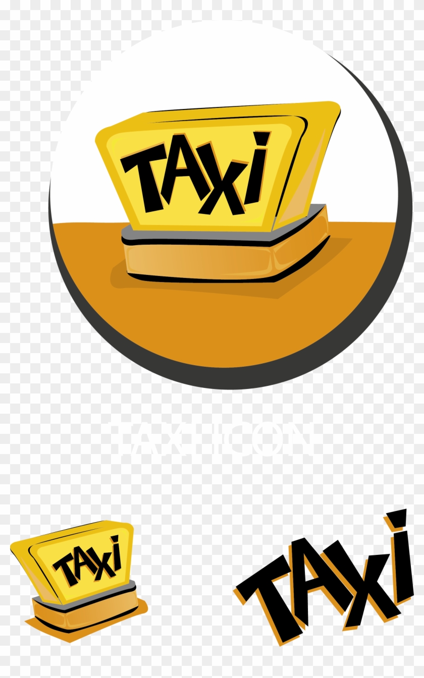 Taxi Logo Icon - Vector Graphics #868008
