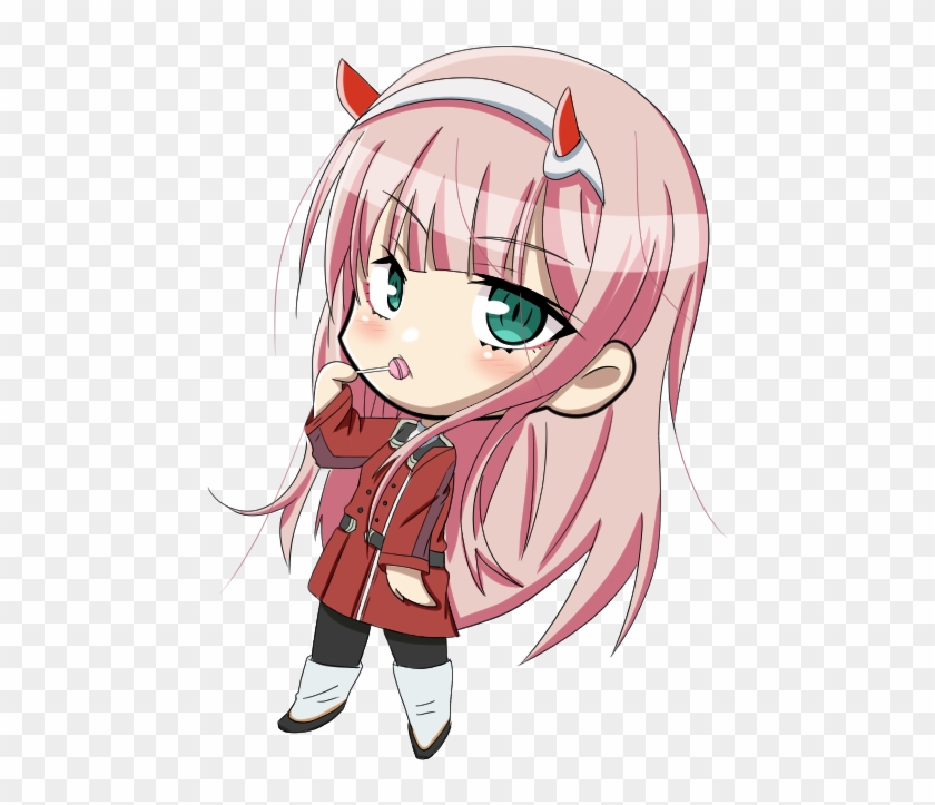 Chibi Zero Two ❤️ - Darling In The Franxx 002 Chibi #868010