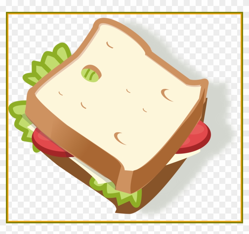 Appealing Vegetarian Sandwich By Rg Cc Pic For B Clipart - Make A Sandwich Step By Step #868030