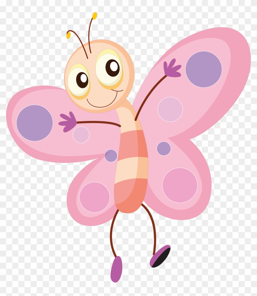 Butterfly Cartoon Royalty-free Clip Art - Cute Butterfly #868037