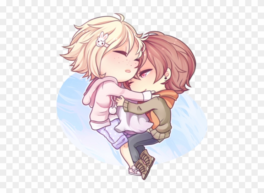 Two Girl Chibis Hugging Download - Cartoon #868060