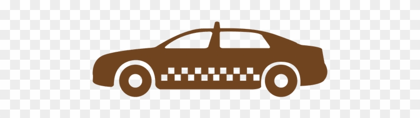 Taxi Cab Icon Silhouette - Vector Taxi Png #868088