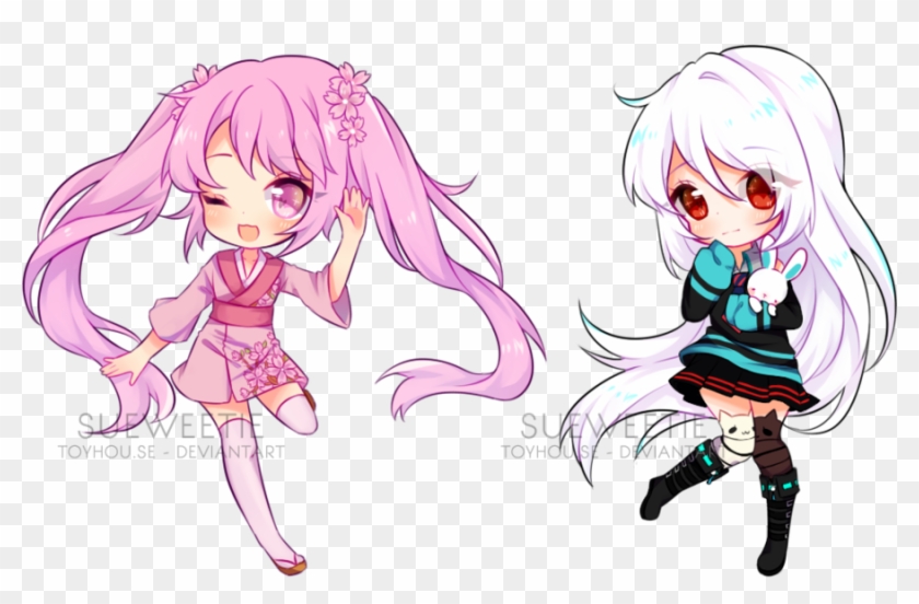 Chibi Batch 9 [speedpaint] By Sueweetie - Anime Chibi Batch - Free  Transparent PNG Clipart Images Download