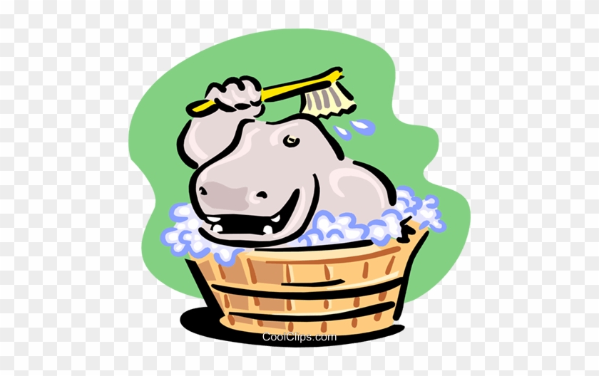 Hippo Having A Bath - Hippo Having A Bath #868143