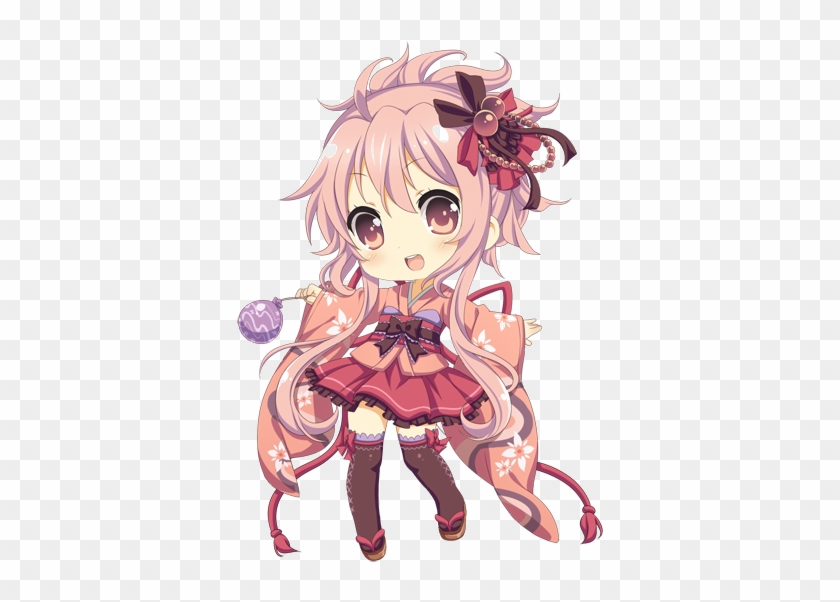 She Reminds Me Of An Anime Character I Created - Anime Girl Chibi Kimono #868210