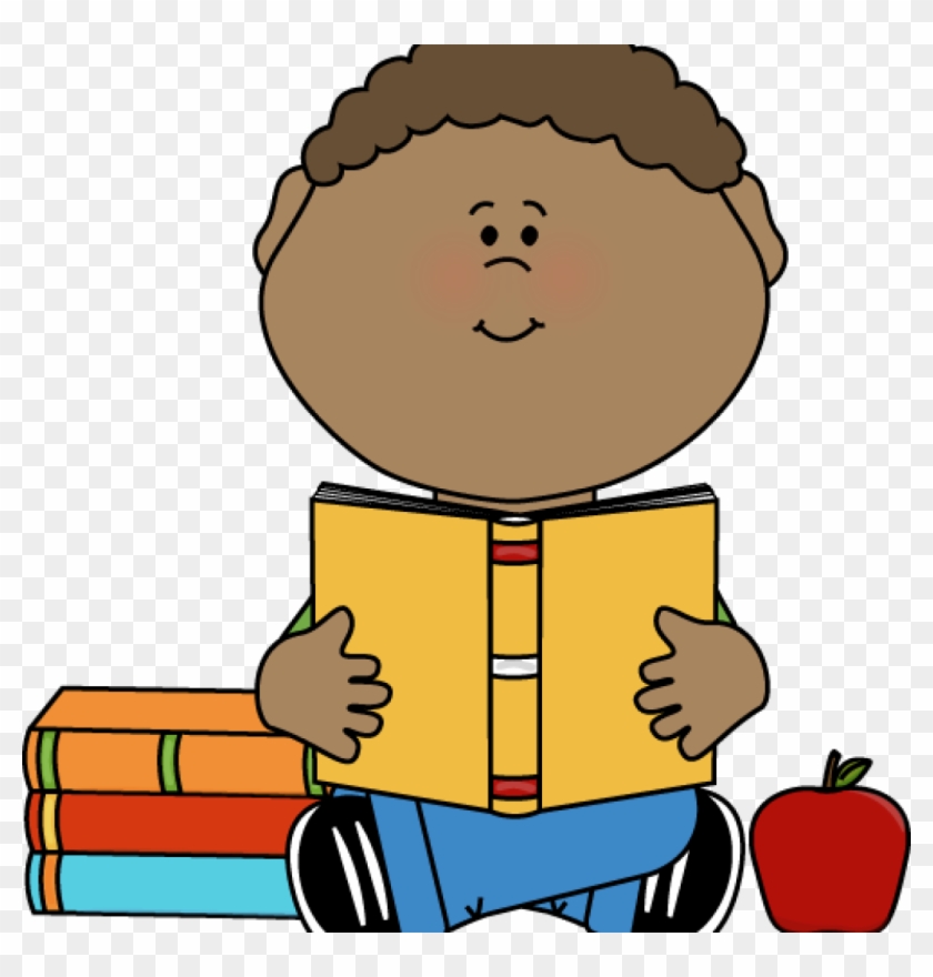 Child Reading Clipart Boy Reading Clip Art Little Boy - Boy Reading Book Clipart #868223