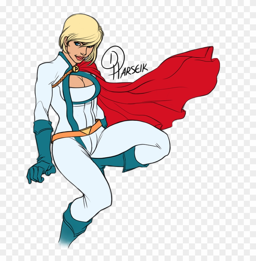 Power Girl Design Version I By Harseik - Comics #868225
