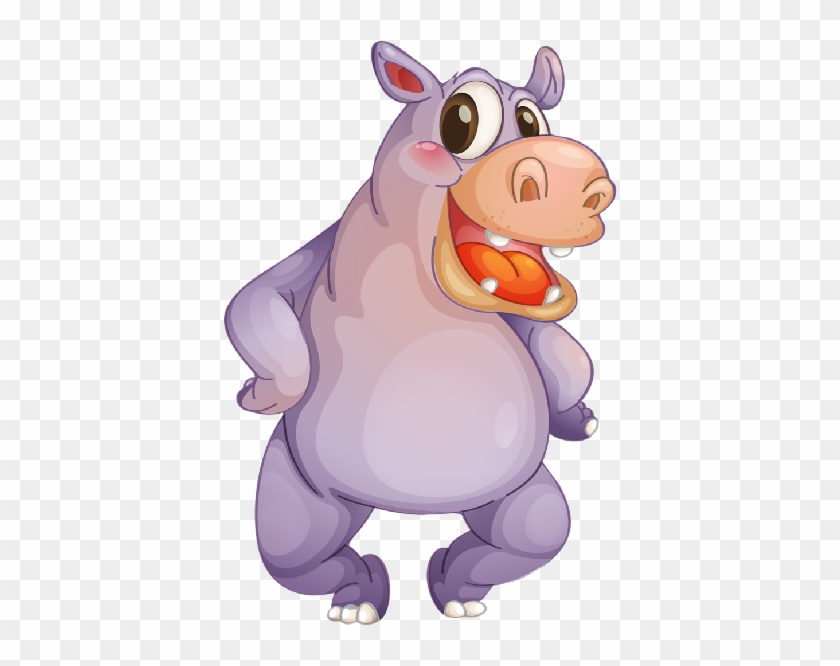 Cartoon Hippopotamus Drawing Clip Art - Online And Offline #868297