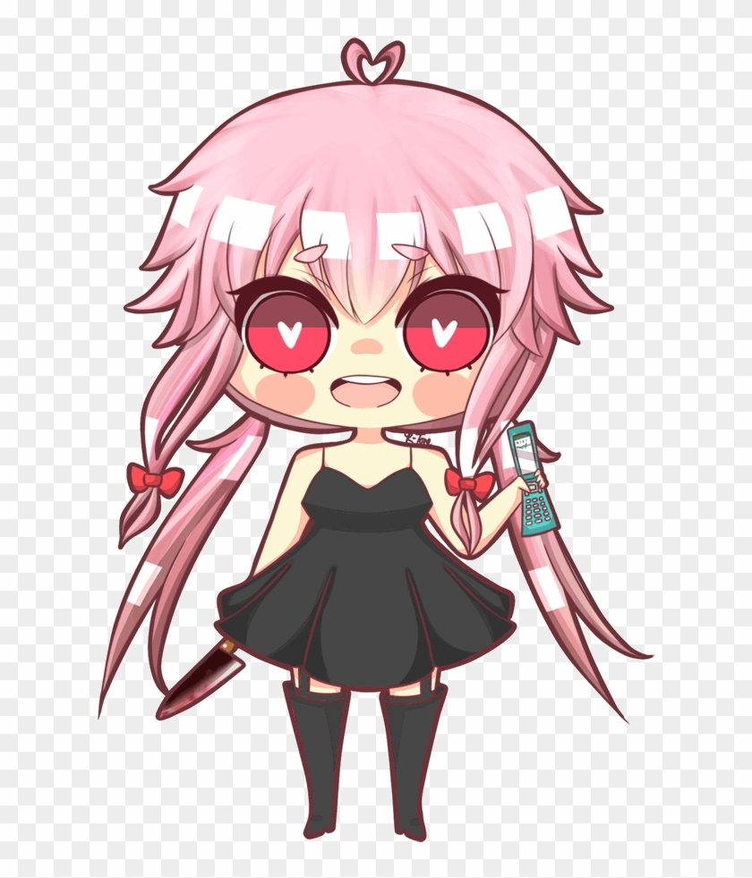 Angry Anime Girl Chibi For Kids Yuno Gasai Chibi Gif Free