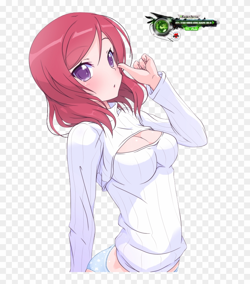 Keyhole Turtleneck Sweater Anime - Pantsu Anime Girl Nishikino Maki #868366