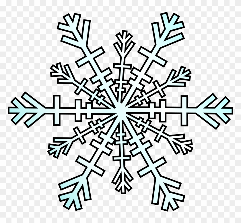 Snowflake Vector Art Free - Winter Clip Art #868409