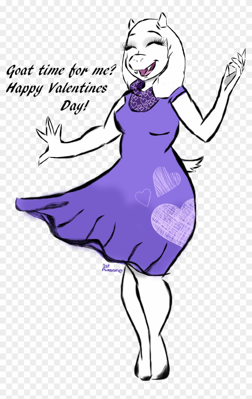 Toriel By 1stawesome Happy Valentines Day -toriel By - Valentine's Day #868418