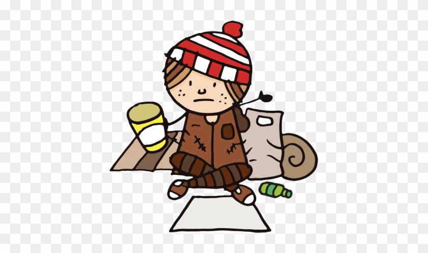 The Poor Little Girl - Homeless Clipart #868551