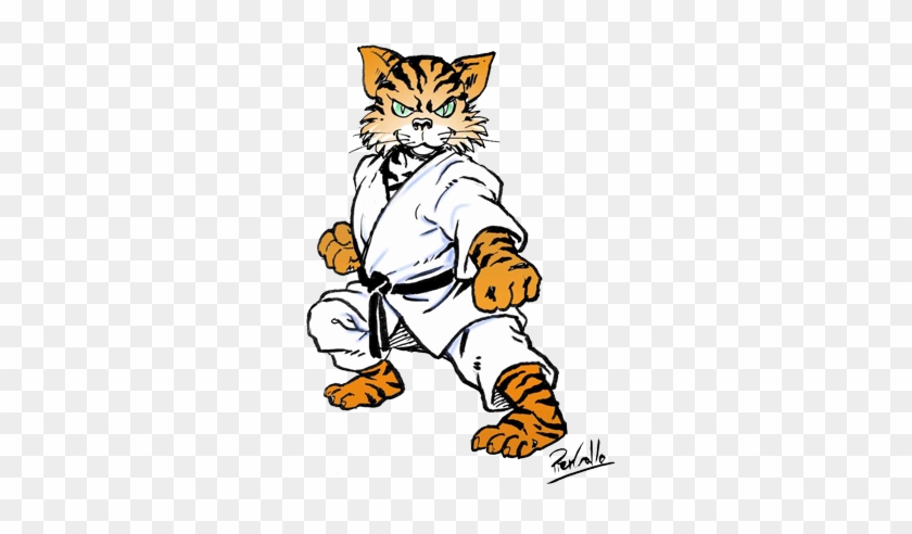 Karate Clipart Karate Tiger - Cartoon #868615