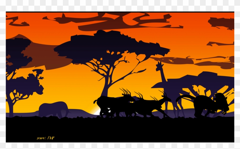 During The Actual Gameplay, The User Would Click On - Silhouette #868671