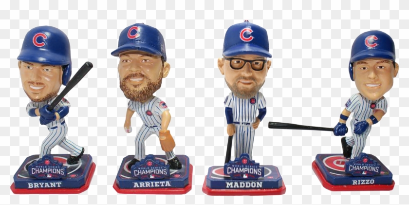 Forever Set Of 4 Mini Chicago Cubs 2016 World Series - False Rizzo, Arrieta, Bryant, Maddon Chicago Cubs 2016 #868743