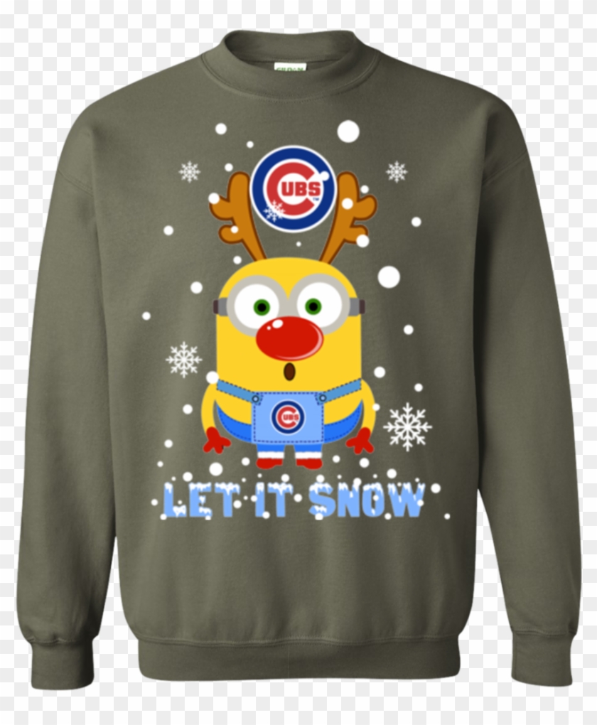 Minion Chicago Cubs Ugly Christmas Sweaters Let It - Sweater #868747