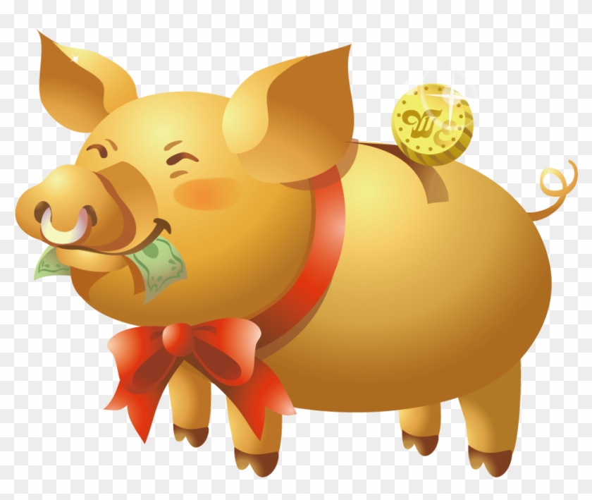 Pig Adobe Illustrator Clip Art - Kreslemé Obrázky Jižní Korea #868770