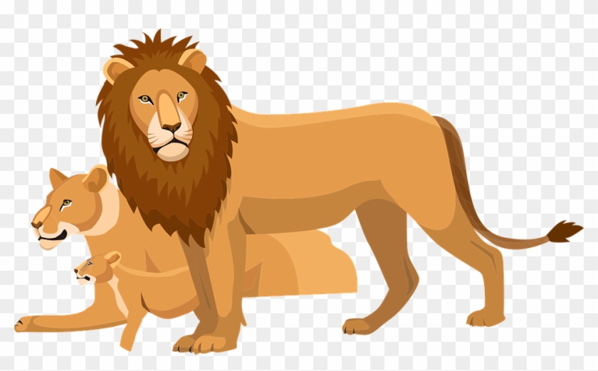 Cartoon Lion Clipart 12, - Pixabay Lion #868890