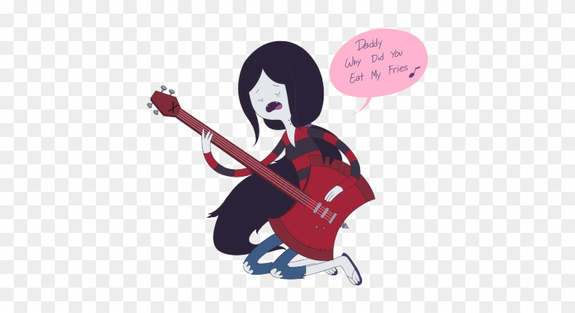 Adventure Time, Animation, Cartoon, Cartoon Network, - Marceline Papi Te Comiste Mis Papas #869001