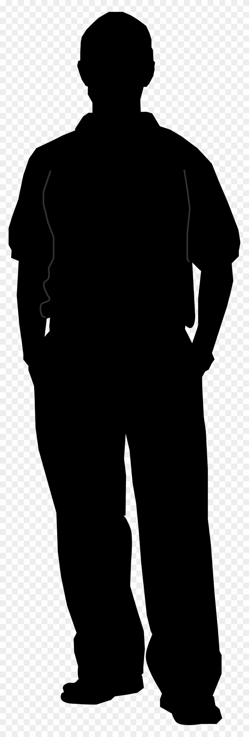 Man - Security Guard Silhouette Png #869072