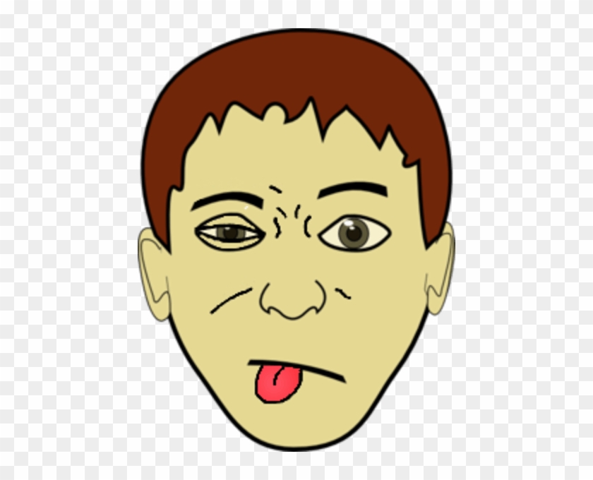 Yuck Face Clip Art - Short Brown Hair Boy #869079