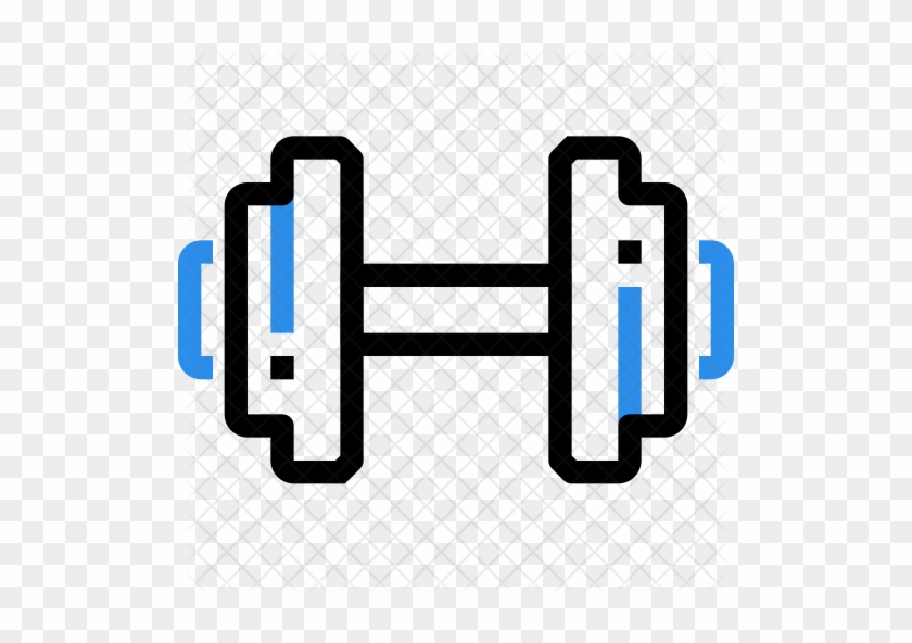 Dumbbell Icon - White Dumbbell Png #869172