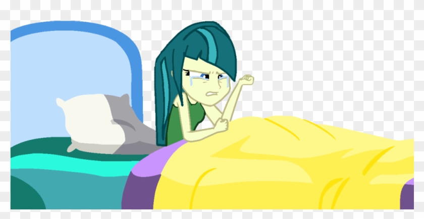 Gouhlsrule, Bed, Crying, Equestria Girls, Juniper Montage, - Cartoon #869208