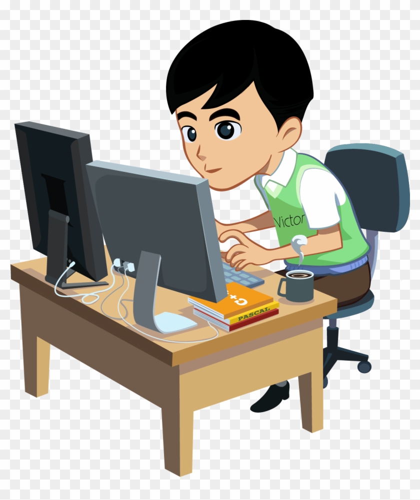 Programmer Computer Programming Clip Art - Programador Informatico #869223