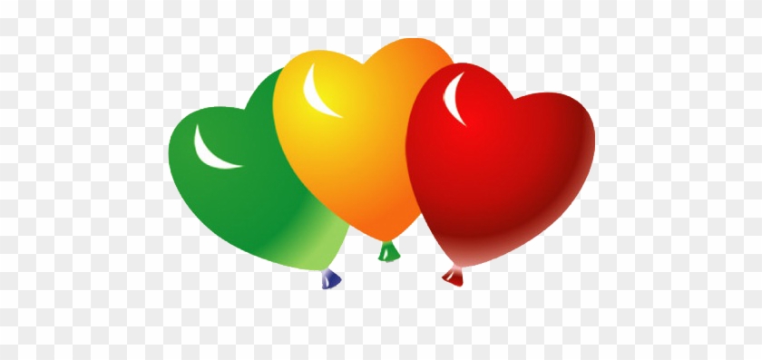 Heart Balloons Png Photo - Heart Shaped Balloons Png #869256