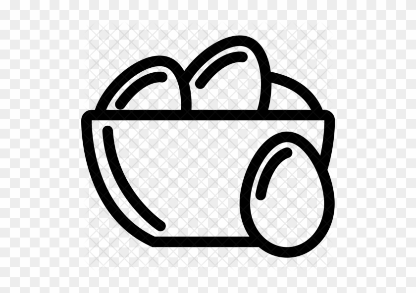 Eggs, Vegetables, Fruit, Food, Supermarket Icon - Egg #869267