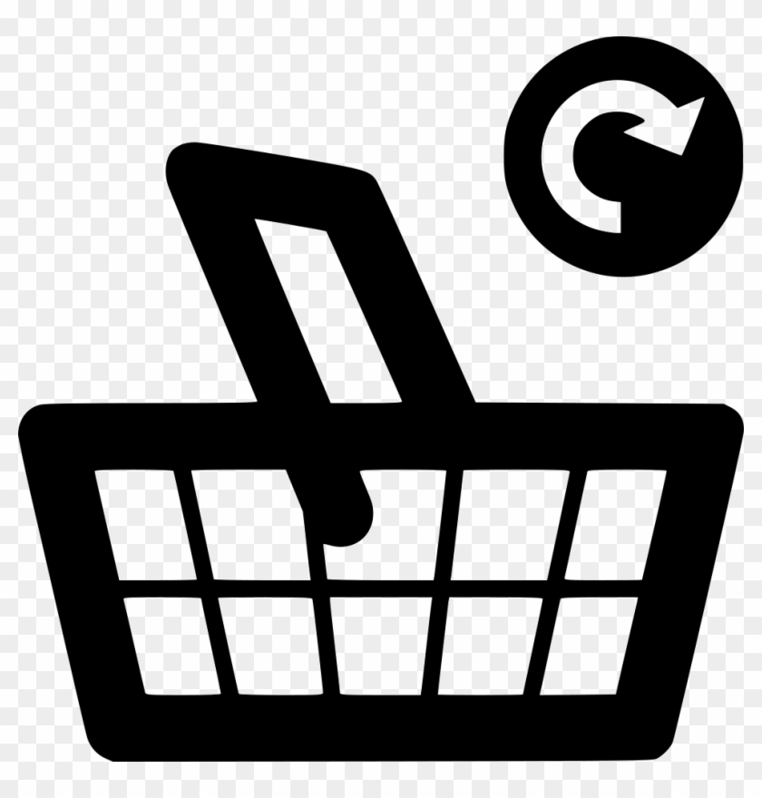 Supermarket Basket Grocery Update Svg Png Icon Free - Shopping Cart Icon Png #869272