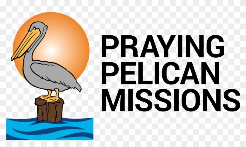 Updated Color Logo Black Text - Praying Pelican Missions #869273