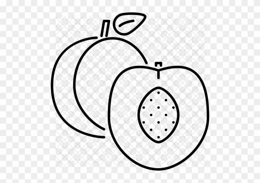 Peach Icon - Food #869333