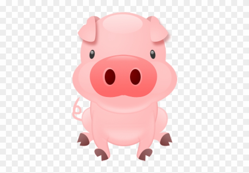 Pink Pig Icon - Cochon Png #869450