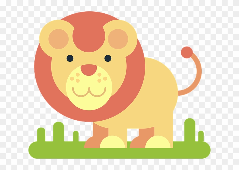 Lion, Animal, Comic Drawing, Simply, Minimalist, Funny - Comic Lion #869533