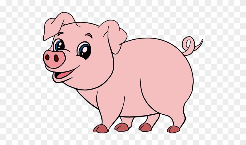 How To Draw Cartoon Pig - Cartoon Picture Of Pig #869586