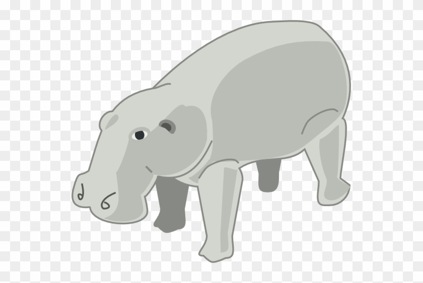 Hippo Clipart Mammal - Imagenes De Animales Grandes Animados #869618