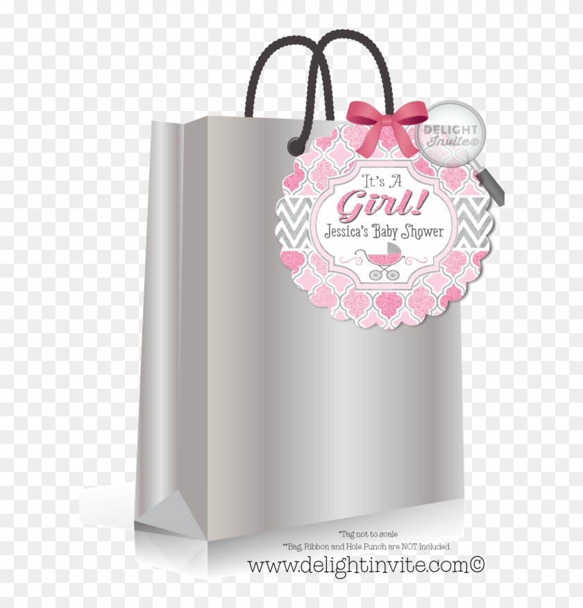 "it's A Girl" Baby Shower Favor Tags " - Birthday Goodie Bag Card #869629