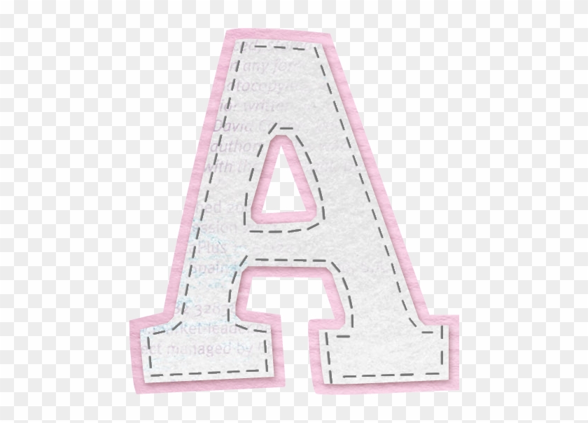 Letras Mayúsculas Rosadas Y Celestes Para Un Baby Shower - Letras Para Baby Shower #869641