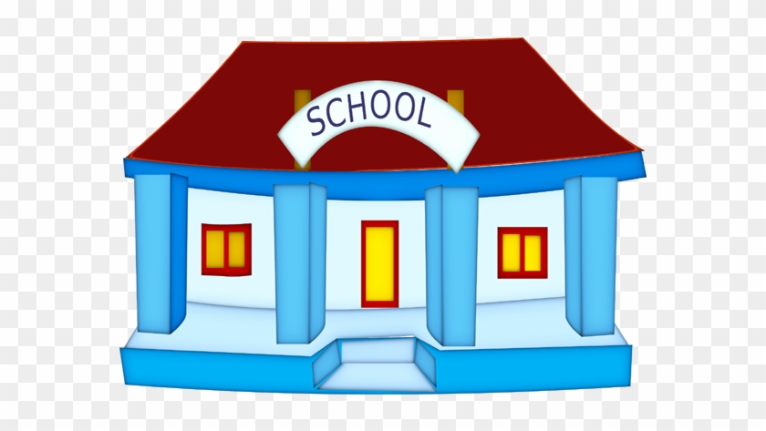 School - School Building Clip Art #869650